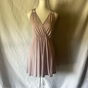 Urban Outfitters Purple Open-back Low Cut Dress Size Medium